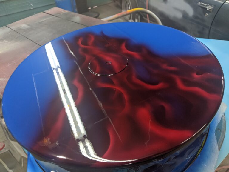 Big Tiki's Airbrushing Airbrush Airbrush Services Custom Paint Custom Painter Custom Airbrush Custom Goalie Masks Goalie mask painter Motorcycle painter Motorcycle airbrush Airbrush artist