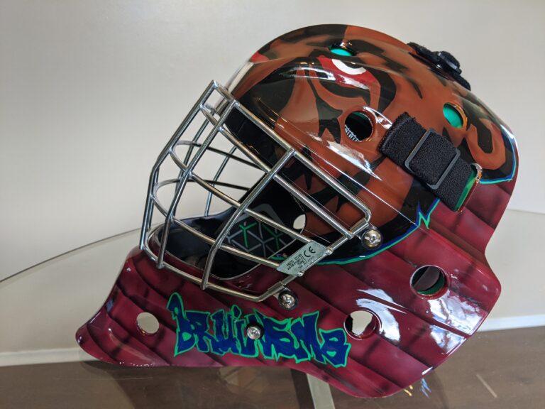 Big Tiki's Airbrushing Airbrush Airbrush Services Custom Paint Custom Painter Custom Airbrush Custom Goalie Masks Goalie mask painter Motorcycle painter Motorcycle airbrush Airbrush artist