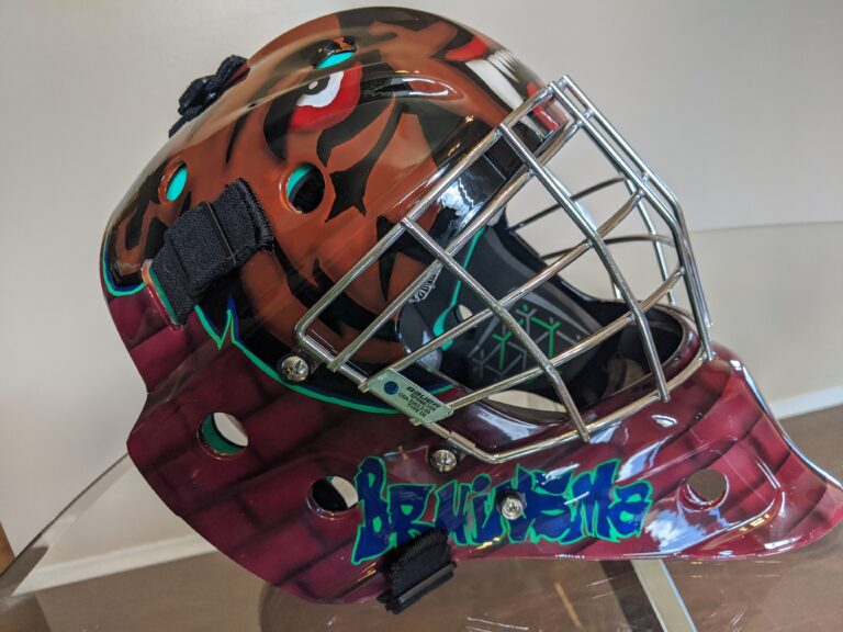 Big Tiki's Airbrushing Airbrush Airbrush Services Custom Paint Custom Painter Custom Airbrush Custom Goalie Masks Goalie mask painter Motorcycle painter Motorcycle airbrush Airbrush artist