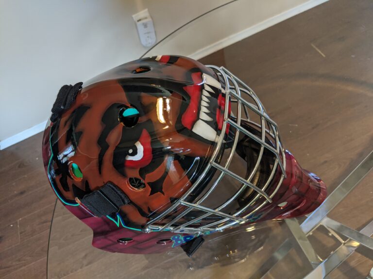 Big Tiki's Airbrushing Airbrush Airbrush Services Custom Paint Custom Painter Custom Airbrush Custom Goalie Masks Goalie mask painter Motorcycle painter Motorcycle airbrush Airbrush artist