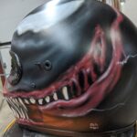 Big Tiki's Airbrushing Airbrush Airbrush Services Custom Paint Custom Painter Custom Airbrush Custom Goalie Masks Goalie mask painter Motorcycle painter Motorcycle airbrush Airbrush artist