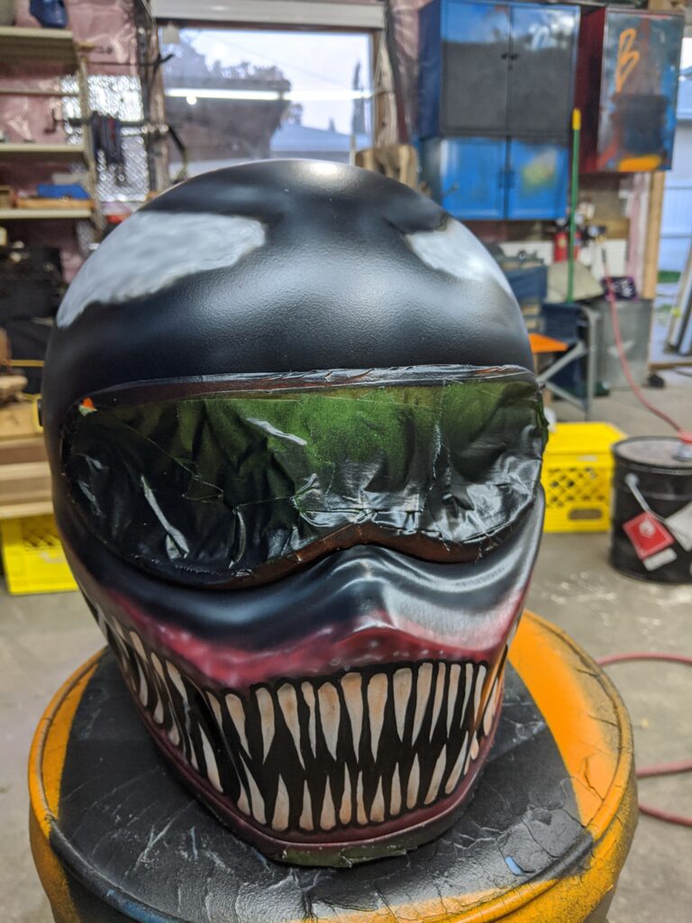 Big Tiki's Airbrushing Airbrush Airbrush Services Custom Paint Custom Painter Custom Airbrush Custom Goalie Masks Goalie mask painter Motorcycle painter Motorcycle airbrush Airbrush artist