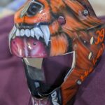 Big Tiki's Airbrushing Airbrush Airbrush Services Custom Paint Custom Painter Custom Airbrush Custom Goalie Masks Goalie mask painter Motorcycle painter Motorcycle airbrush Airbrush artist