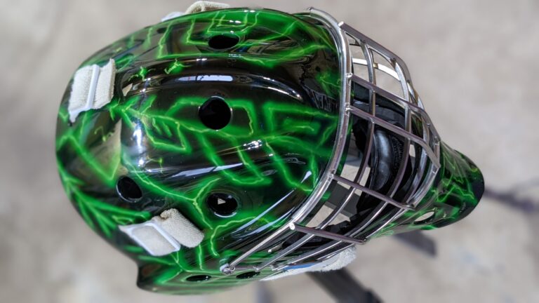 Big Tiki's Airbrushing Airbrush Airbrush Services Custom Paint Custom Painter Custom Airbrush Custom Goalie Masks Goalie mask painter Motorcycle painter Motorcycle airbrush Airbrush artist